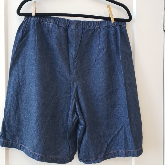 Women's Cotton Jean Blue Jean Skort size 14 - Picture 6 of 8